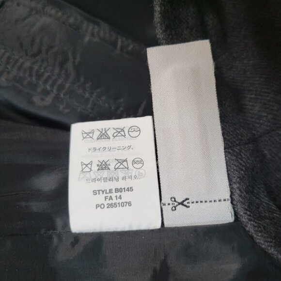 J. Crew 100% Wool Zip Front Knee Length Pencil Skirt - Size 4 - Picture 8 of 10